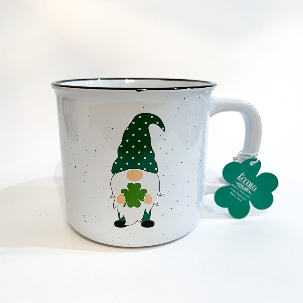 Eccolo St. Patrick’s Day Gnome Mug (16oz)